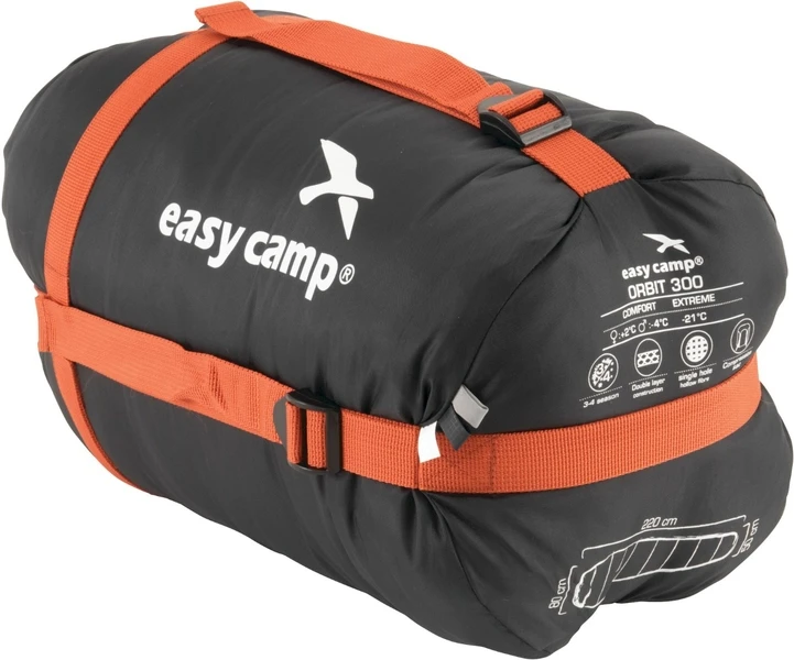 Outwell Easy Camp Orbit 300 Slaapzak - Blauw 7 Outwell Easy Camp Orbit 300 Slaapzak - Blauw - Afbeelding 7