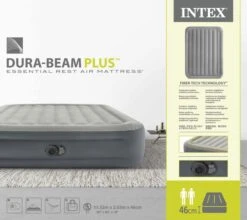 Intex Essential Rest Luchtbed - Queensize - Ingebouwde Elektrische Pomp -Bo-Camp Verkoop 1689 1900 64126nd pkg 2023 300