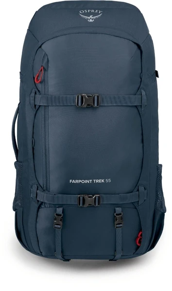 Osprey Farpoint Trek Pack Rugzak - Blauw - 55 Liter 2 Osprey Farpoint Trek Pack Rugzak - Blauw - 55 Liter - Afbeelding 2