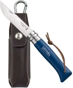 Opinel N°08 Inox RVS Zakmes - Blauw