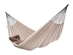 La Siesta Flora Kingsize 2 Persoons Hangmat - Zebra -Bo-Camp Verkoop 800 1048 flh18 19 flora zebra organic cotton kingsize classic hammock image 02