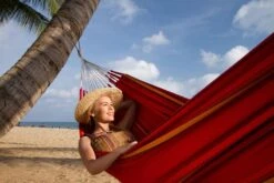 La Siesta Currambera 2 Persoons Hangmat - Cherry -Bo-Camp Verkoop 800 1200 cuh16 2 ambiance 200