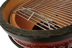 Kamado Joe Junior Barbecue -Bo-Camp Verkoop 800 1200 kamadojoejr grillgrateheatdeflectorstand3 cmyk