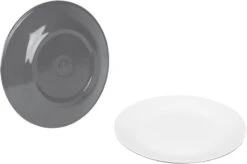 Bo-Camp Melamine Serviesset - 16-delig - Grijs -Bo-Camp Verkoop 900 1271 6181274 02