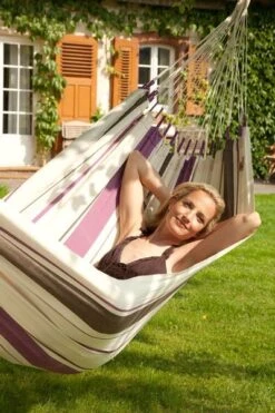 La Siesta Caribena 1 Persoons Hangmat - Purple -Bo-Camp Verkoop 900 600 cih14 7 caribe a purple cotton single classic hammock image 05