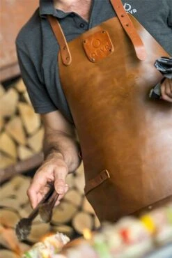 OFYR Leren Schort - Bruin -Bo-Camp Verkoop 900 601 apron 001