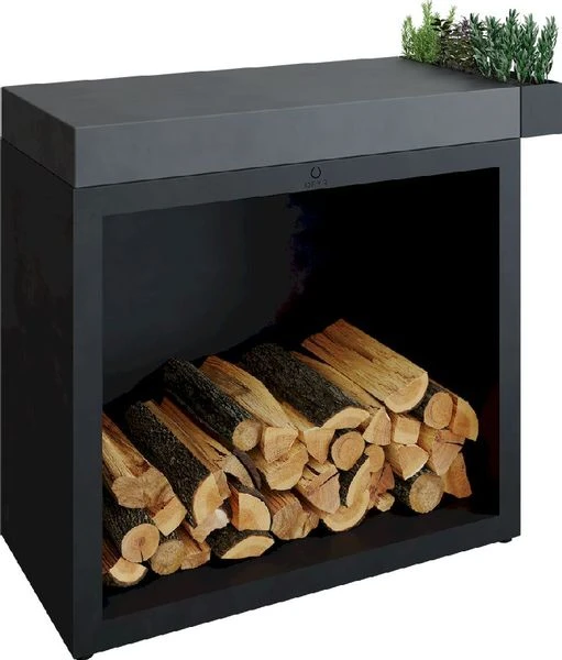 OFYR Butcher Block Storage 90 Black - Ceramic Dark Grey 1 OFYR Butcher Block Storage 90 Black - Ceramic Dark Grey