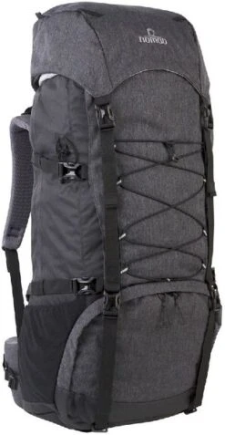 Voorkant 55 Nomad Karoo Backpack - 60 Liter - Grijs