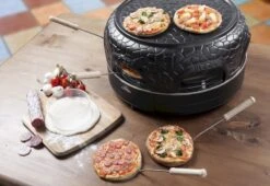 Bestron Pizza Gourmetset - 6 Personen -Bo-Camp Verkoop bestron pizzaoven 6 personen 8