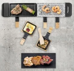 Bestron Raclette/Steengrill - 4 Personen 21 Bestron Raclette/Steengrill - 4 Personen -Bo-Camp Verkoop bestron raclettesteengrill 4 personen 3