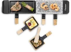 Bestron Raclette/Steengrill - 4 Personen 16 Bestron Raclette/Steengrill - 4 Personen -Bo-Camp Verkoop bestron raclettesteengrill 4 personen 5