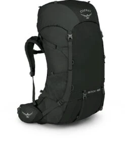 Voorkant 53 Osprey Rook Backpack - 65 Liter - Zwart
