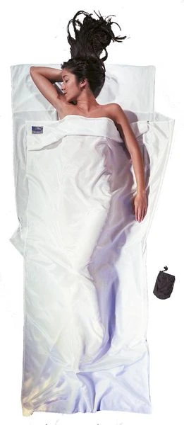 Cocoon Lakenzak Zijde/Egyptisch Katoen Dekenmodel - Naturel 1 Cocoon Lakenzak Zijde/Egyptisch Katoen Dekenmodel - Naturel